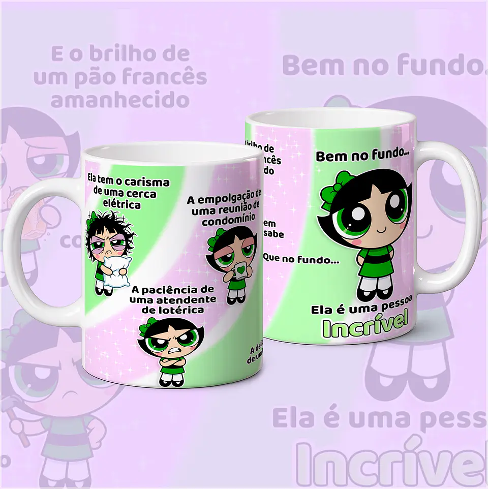 Sublimação - Caneca Carisma de uma Cerca Eletrica Docinho 02 1