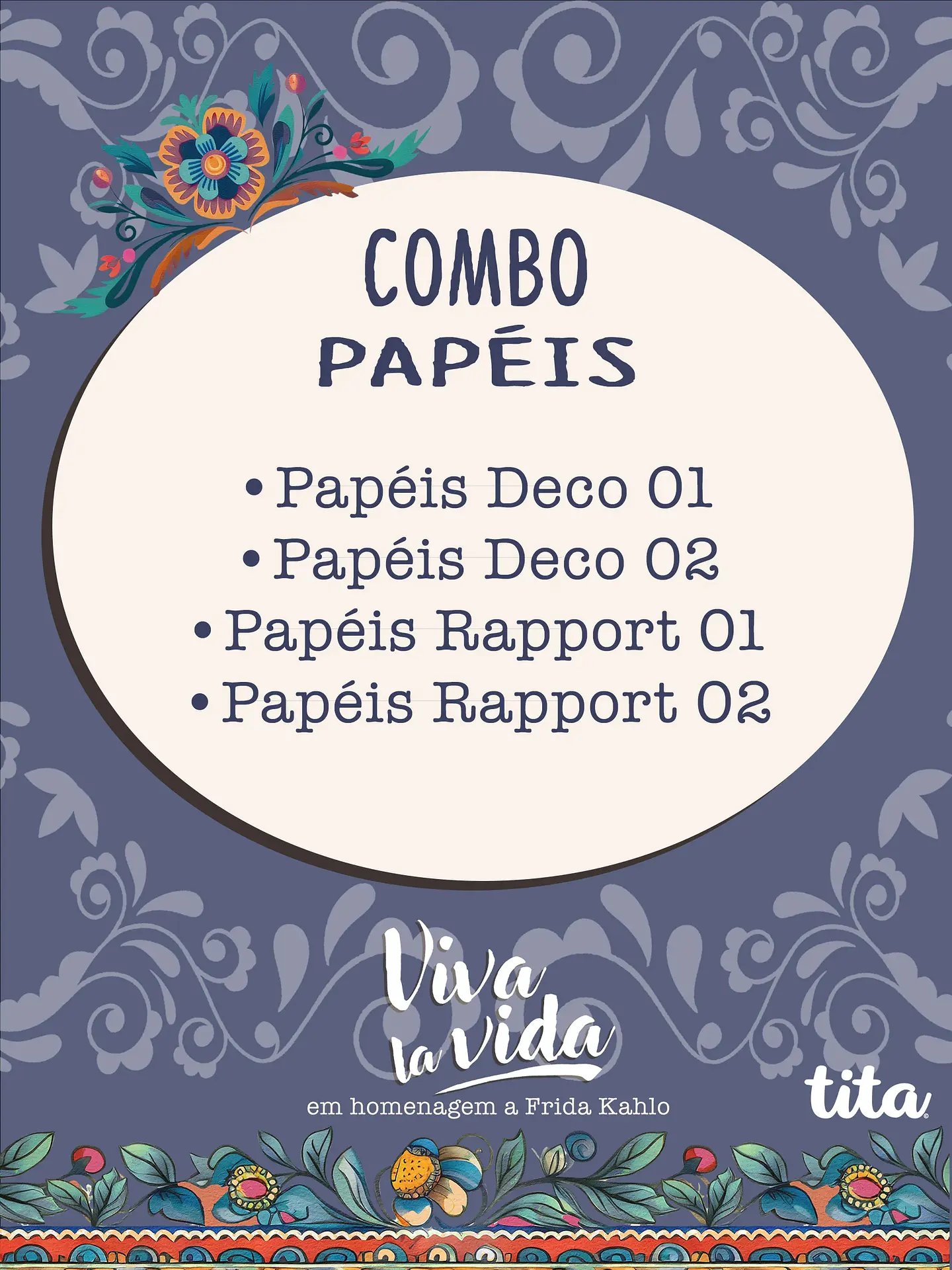 Kit Digital Papeis Viva La Vida 234 1