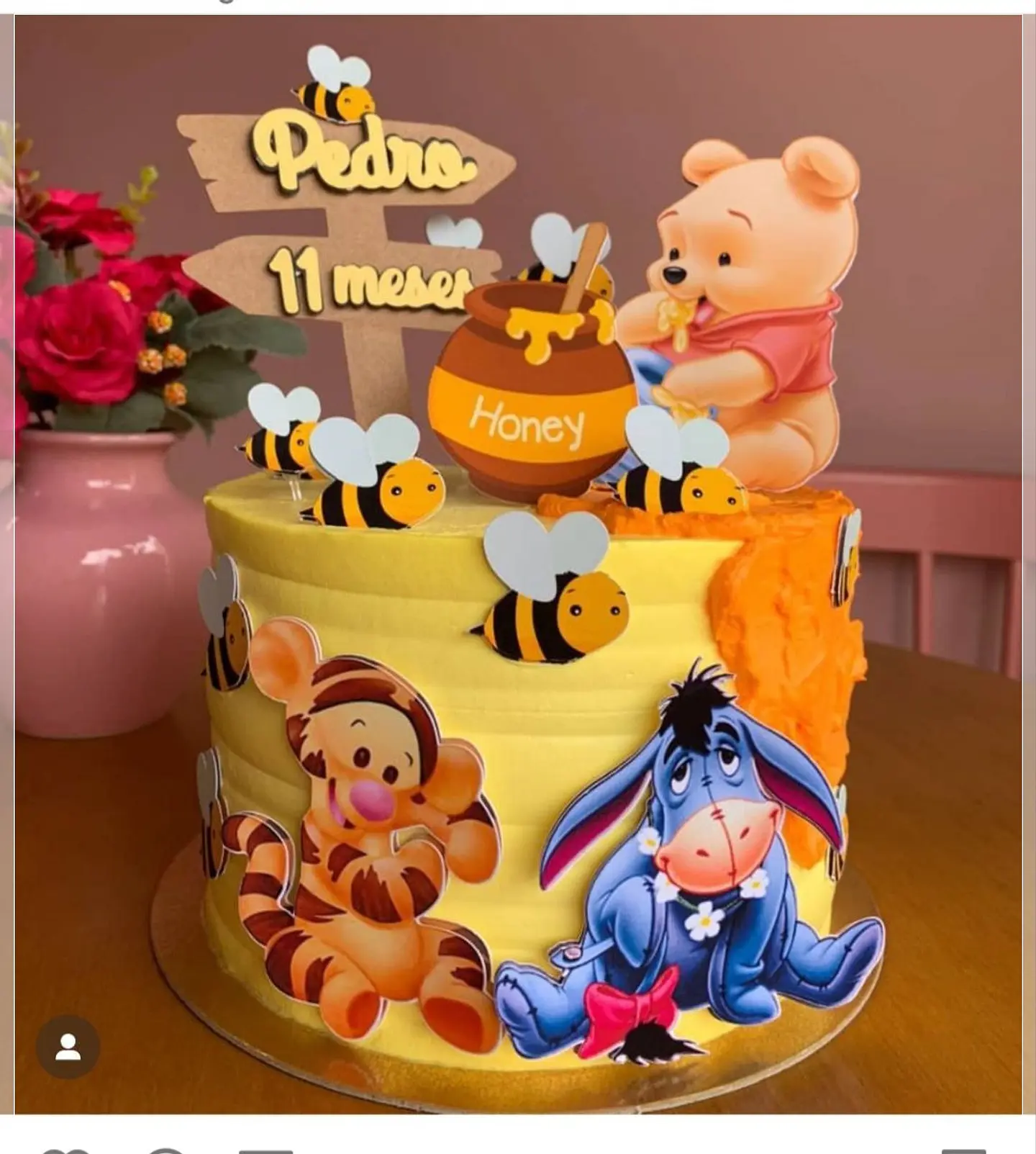 Arquivo de Corte Topo de Bolo Ursinho Pooh 15 1