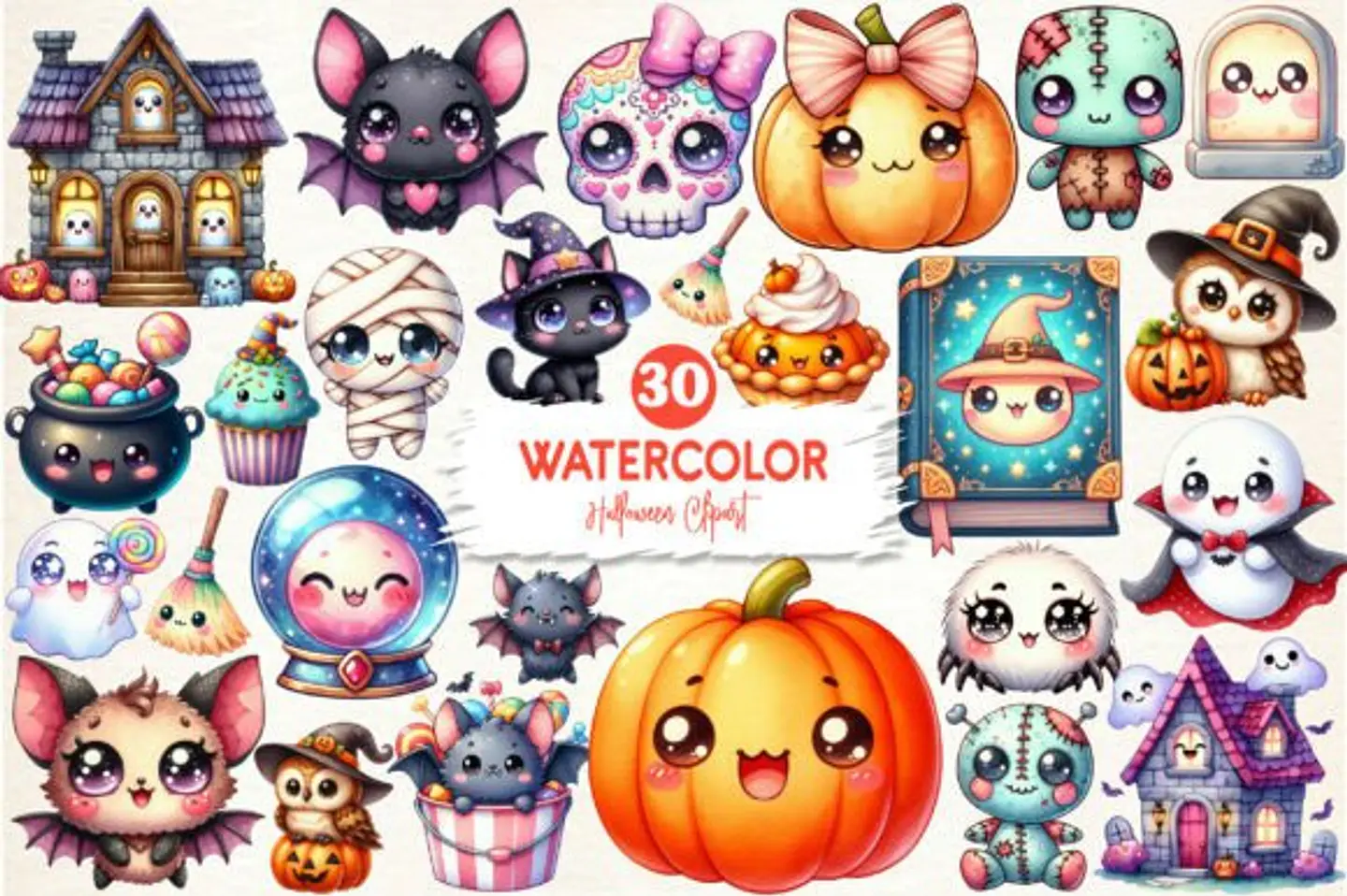 Kit Digital Kawaii Halloween 3 1
