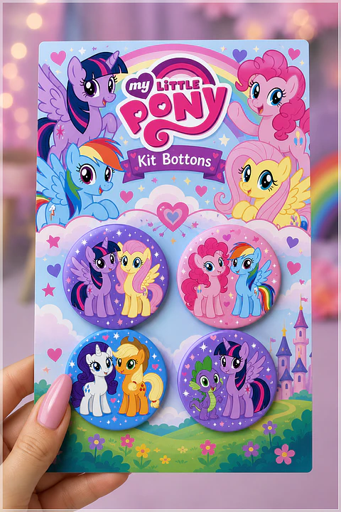 Arquivo de Corte Bottons My Little Ponny 92