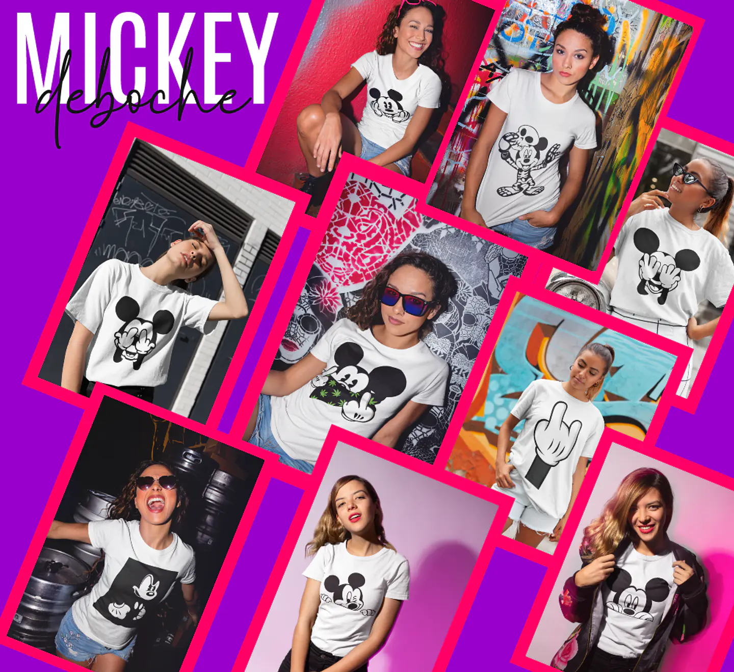 Sublimação - Camisas Mickey Debochado 1