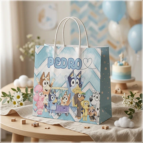 Arquivo de Corte - Sacolinha Bluey 1