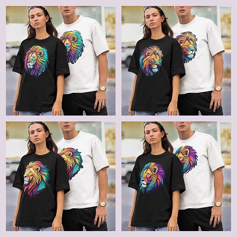 Sublimação - Camisa Estampa De Leão 1