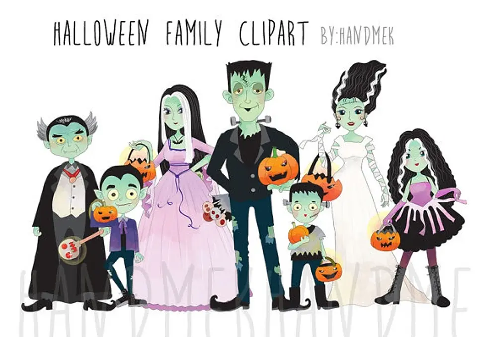 Kit Digital Halloween Family 15 1