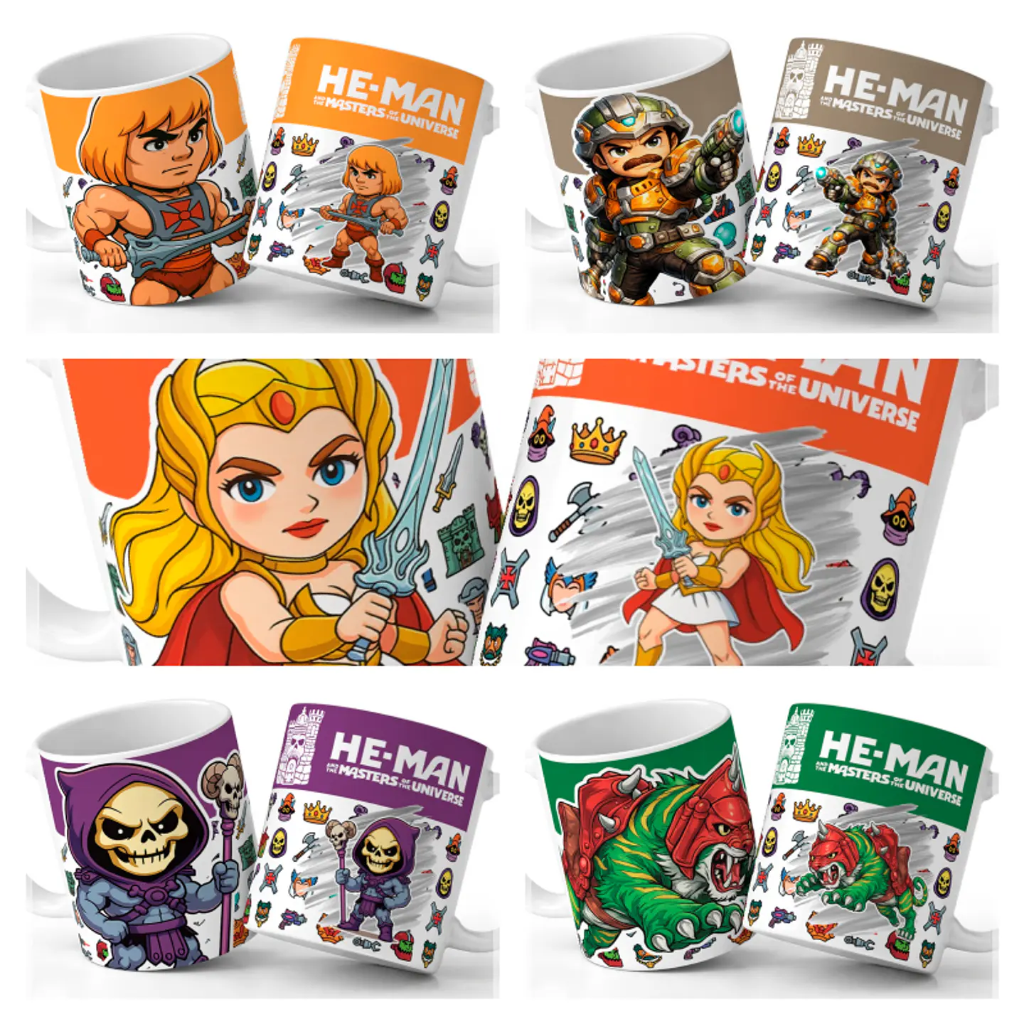 Sublimação - Canecas He-Man 1