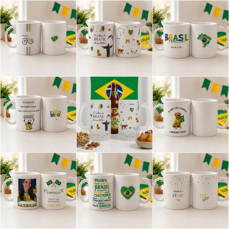 Sublimação - Canecas Copa do Mundo 26 1