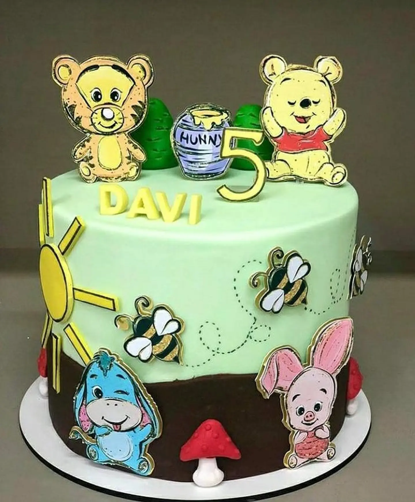 Arquivo de Corte Topo de Bolo Ursinho Pooh 26 1
