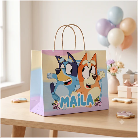 Arquivo de Corte - Sacolinha Bluey 7