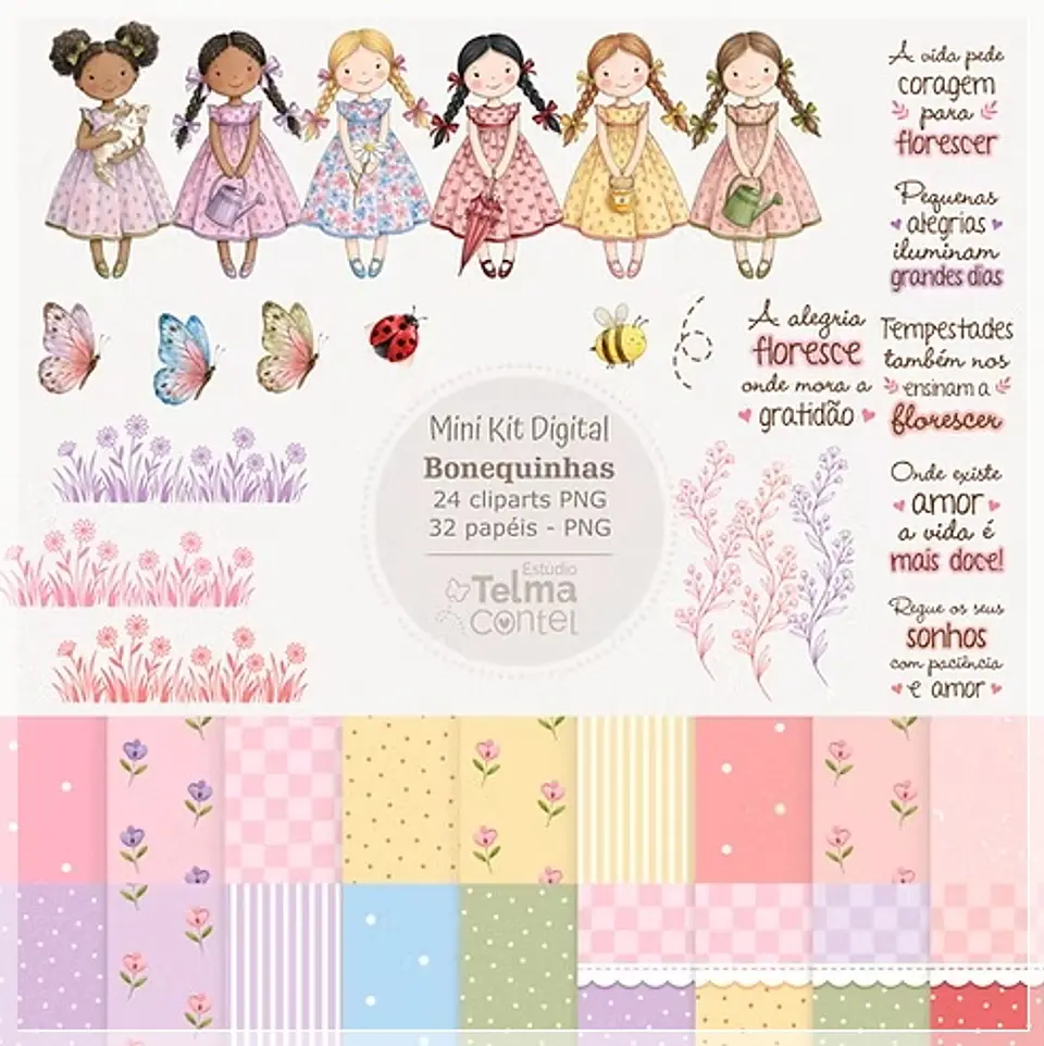 Kit Digital Bonequinha 7 1