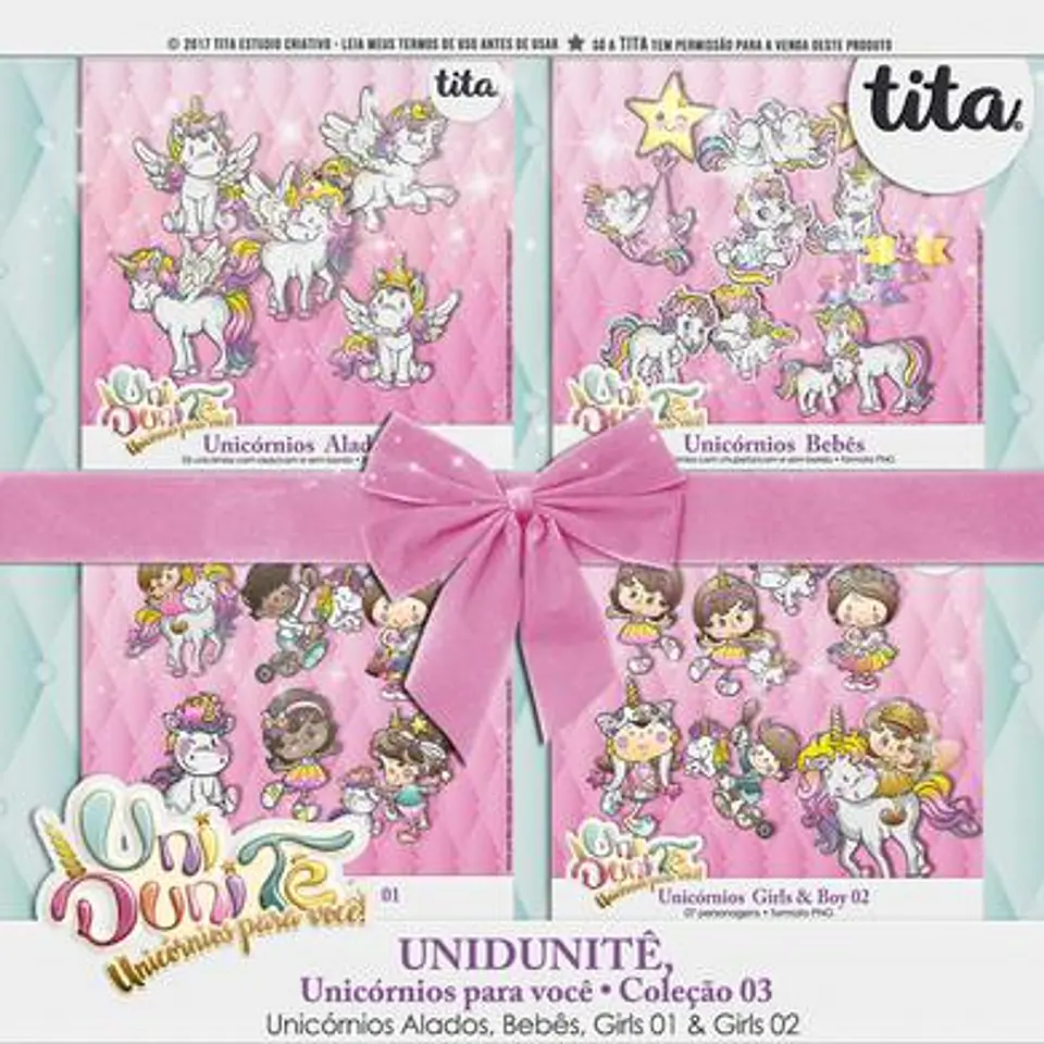 Kit Digital Unidunitê Unicórnios para Você 282 1