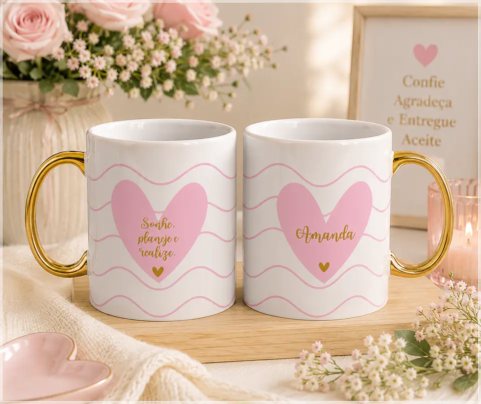 Sublimação - Caneca Sonhe Planeje 1