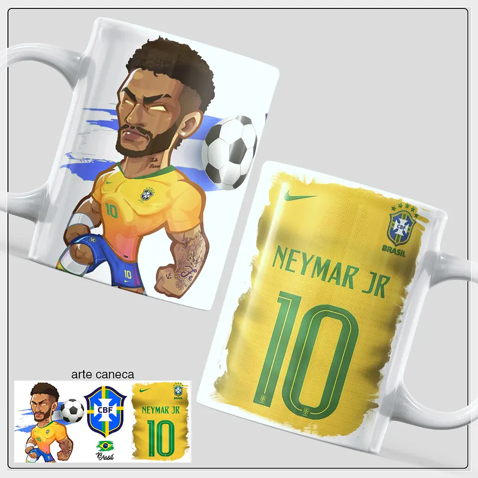 Sublimação - Caneca Neymar 1