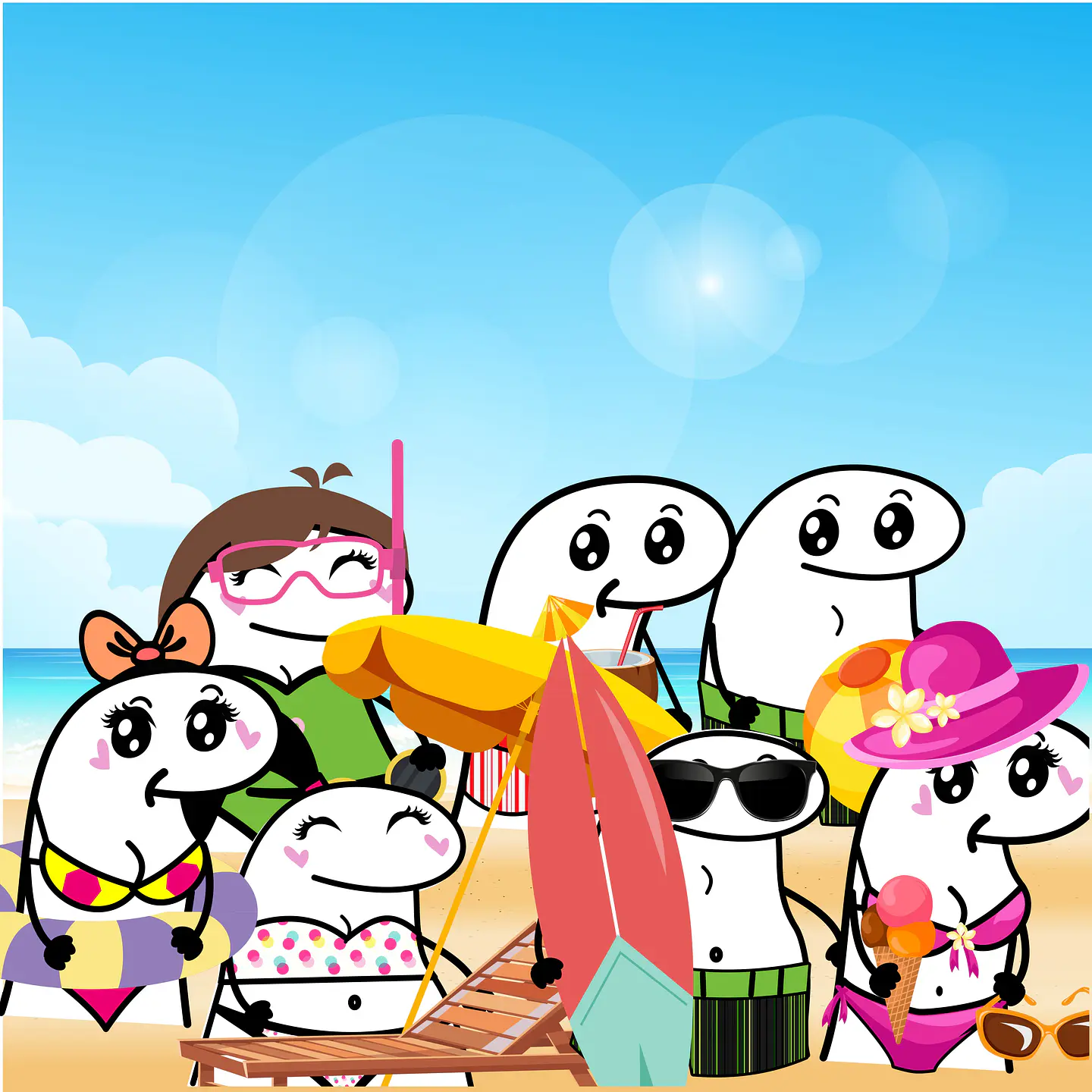 Kit Digital Flork Mini Pack Praia 20 1