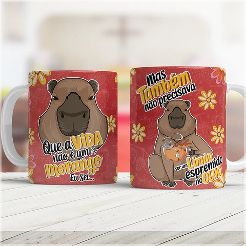 Sublimação - Caneca Capivara