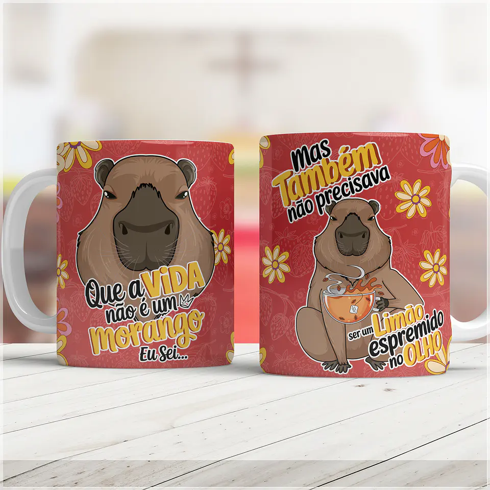 Sublimação - Caneca Capivara 1