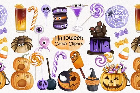 Kit Digital Halloween Candy 13