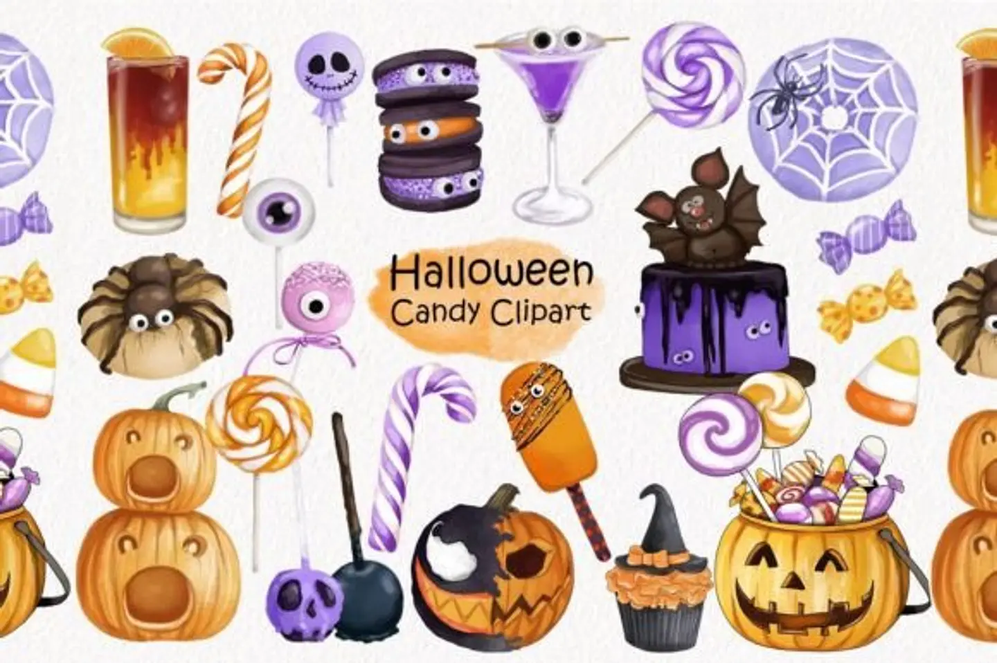 Kit Digital Halloween Candy 13 1