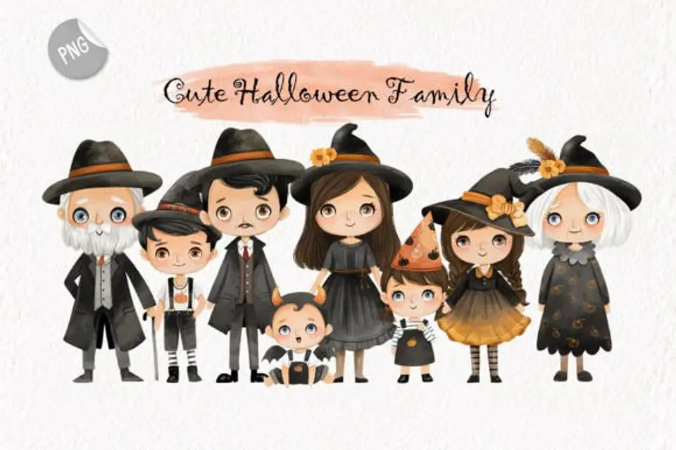 Kit Digital Familia Cute 9 1
