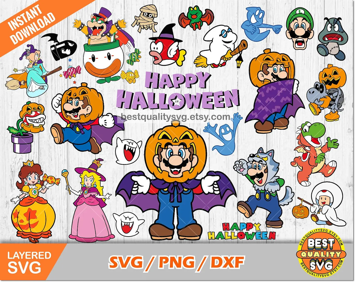 Kit Digital Super Mario Halloween 30 1