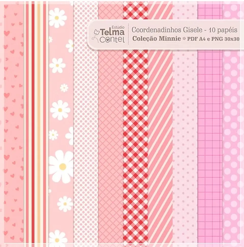 Kit Digital Colecão Minnie 6 1