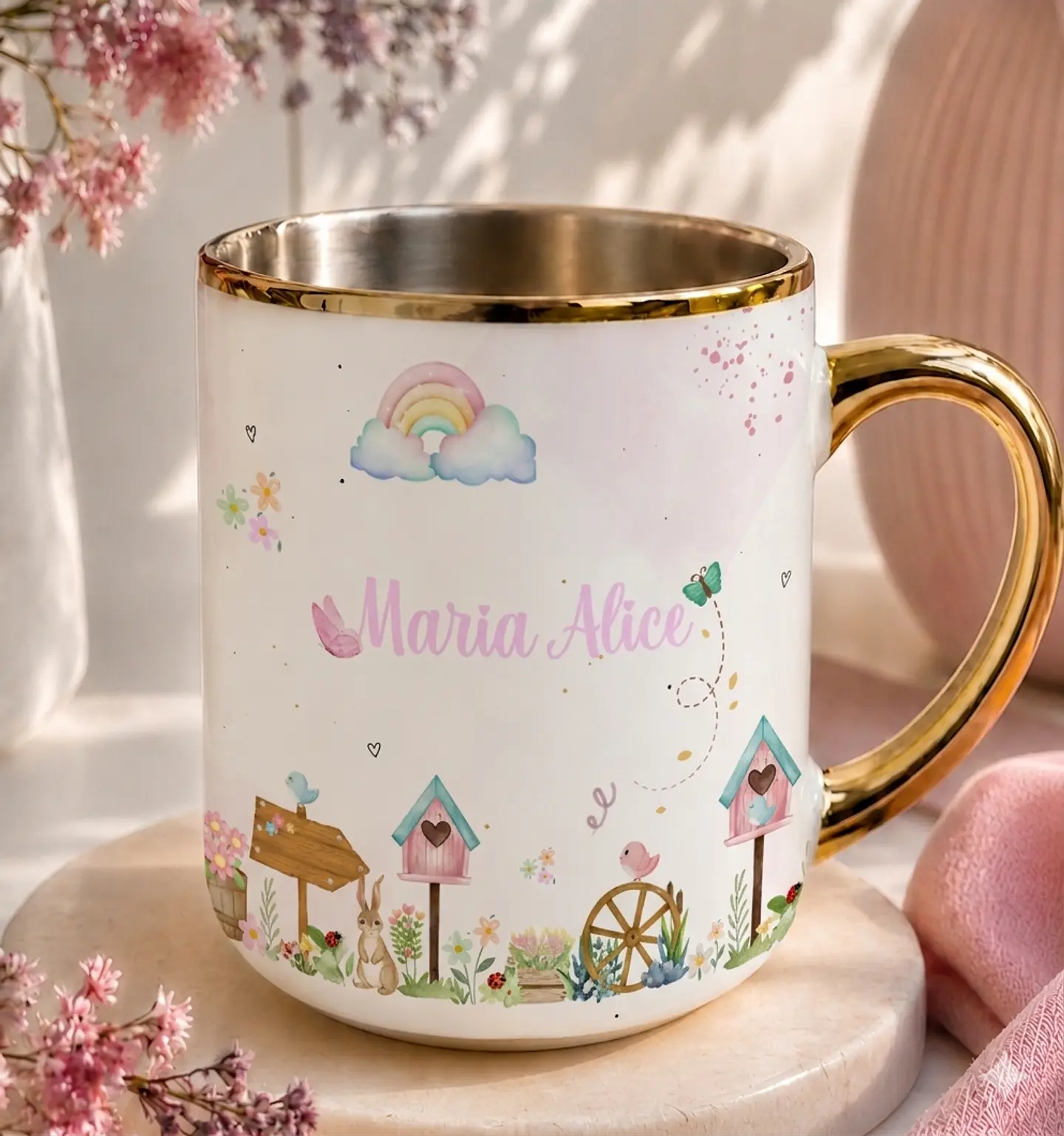 Sublimação Caneca - Maria Alice Bosque 1