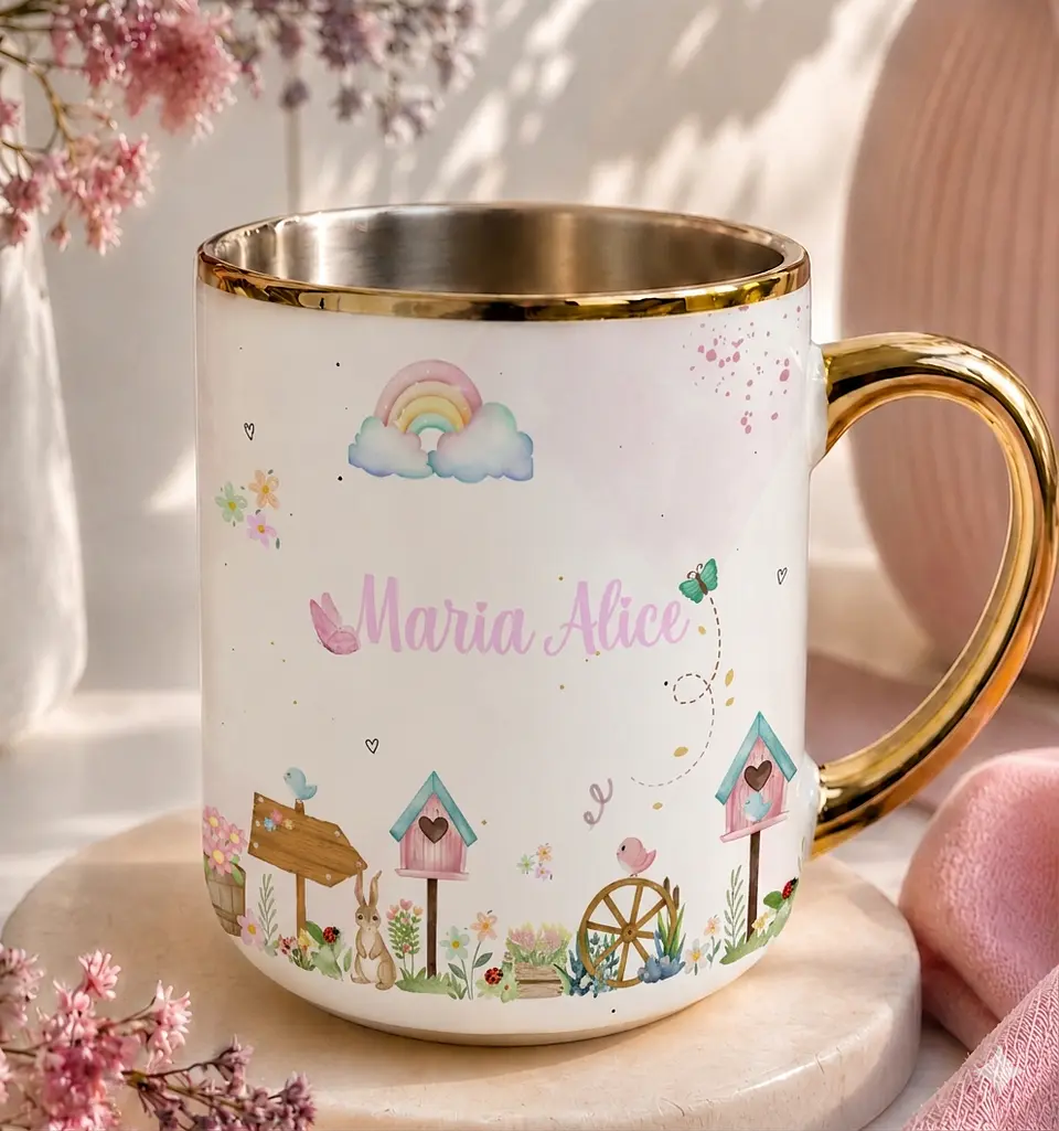 Sublimação Caneca - Maria Alice Bosque 1