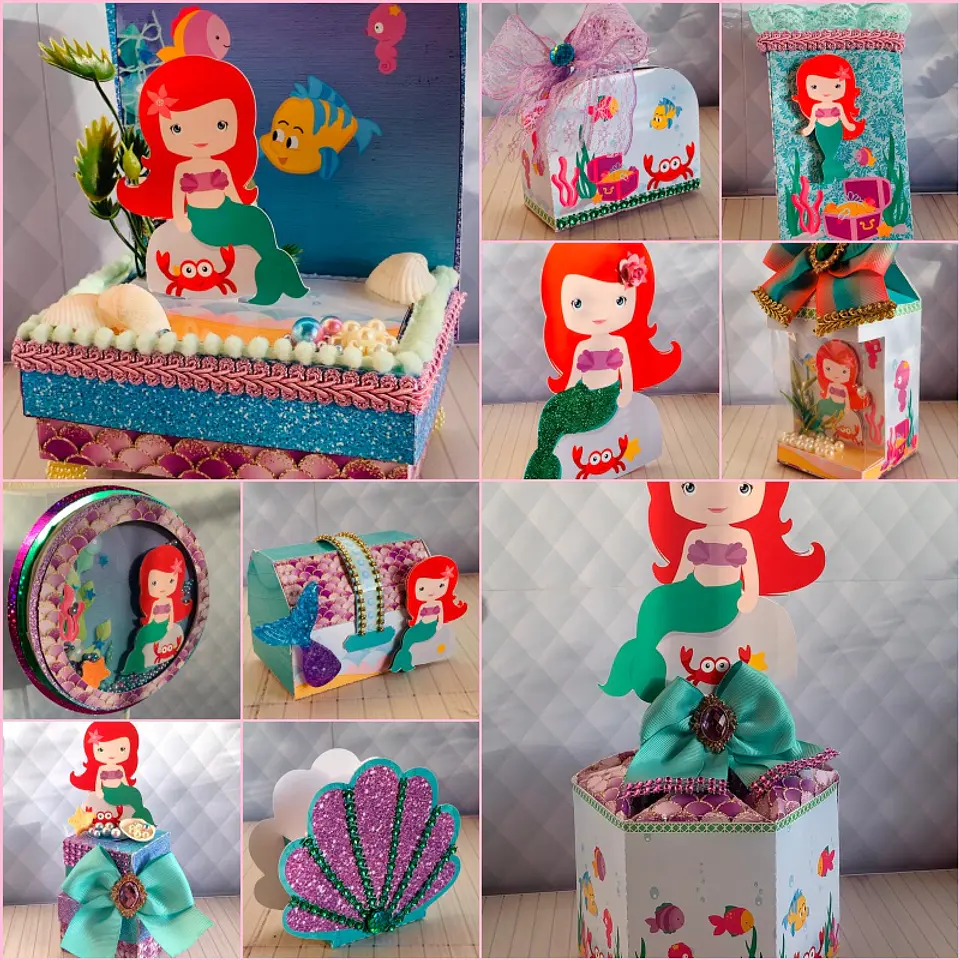 Arquivo de Corte Kit Festa Ariel A Pequena Sereia 19 1