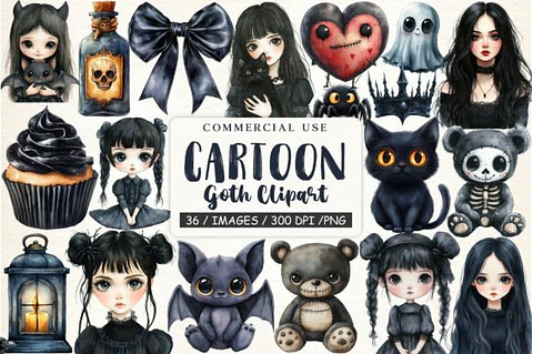 Kit Digital Desenhos Gótico 2