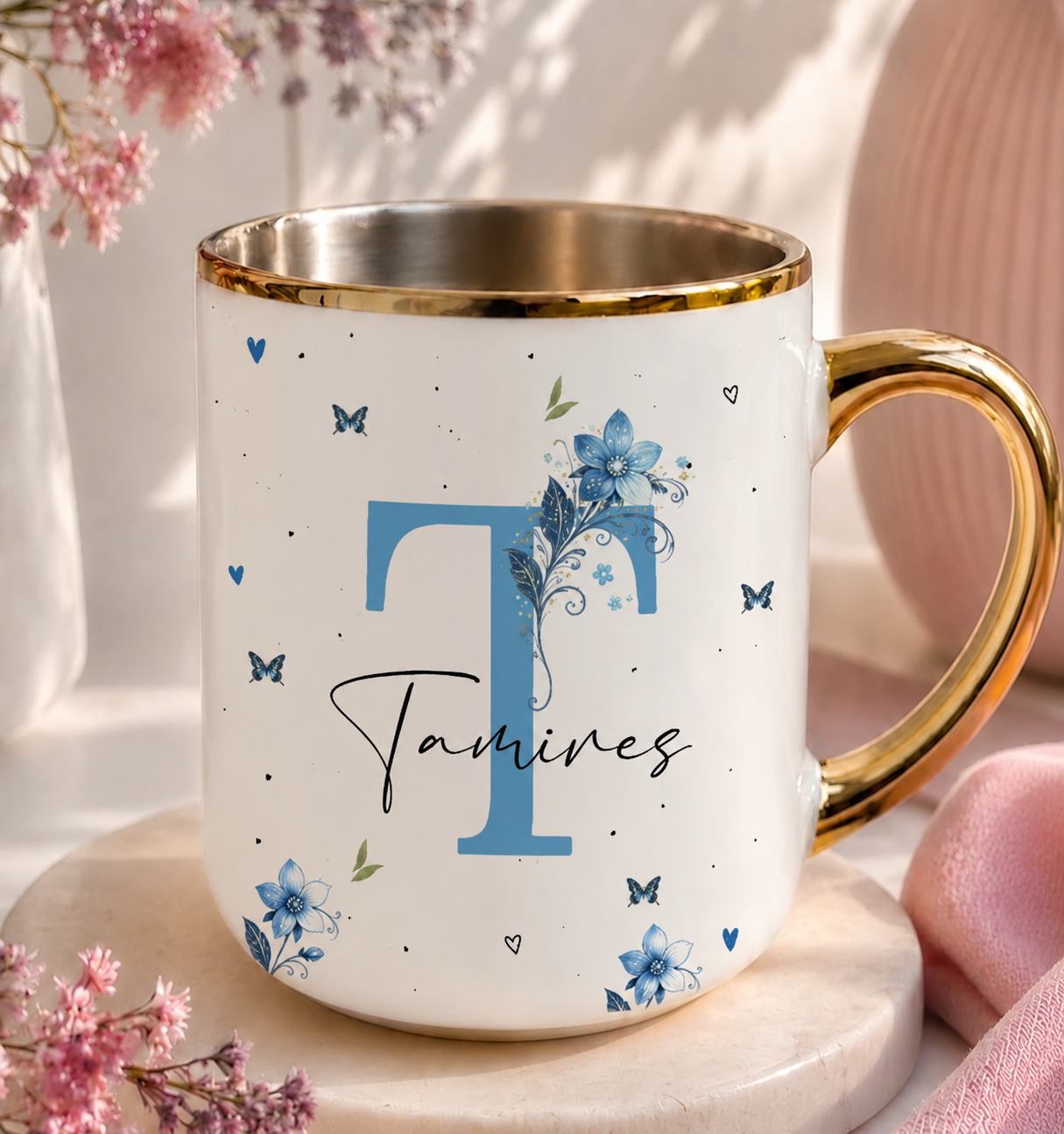 Sublimação Caneca - Alfabeto Azul