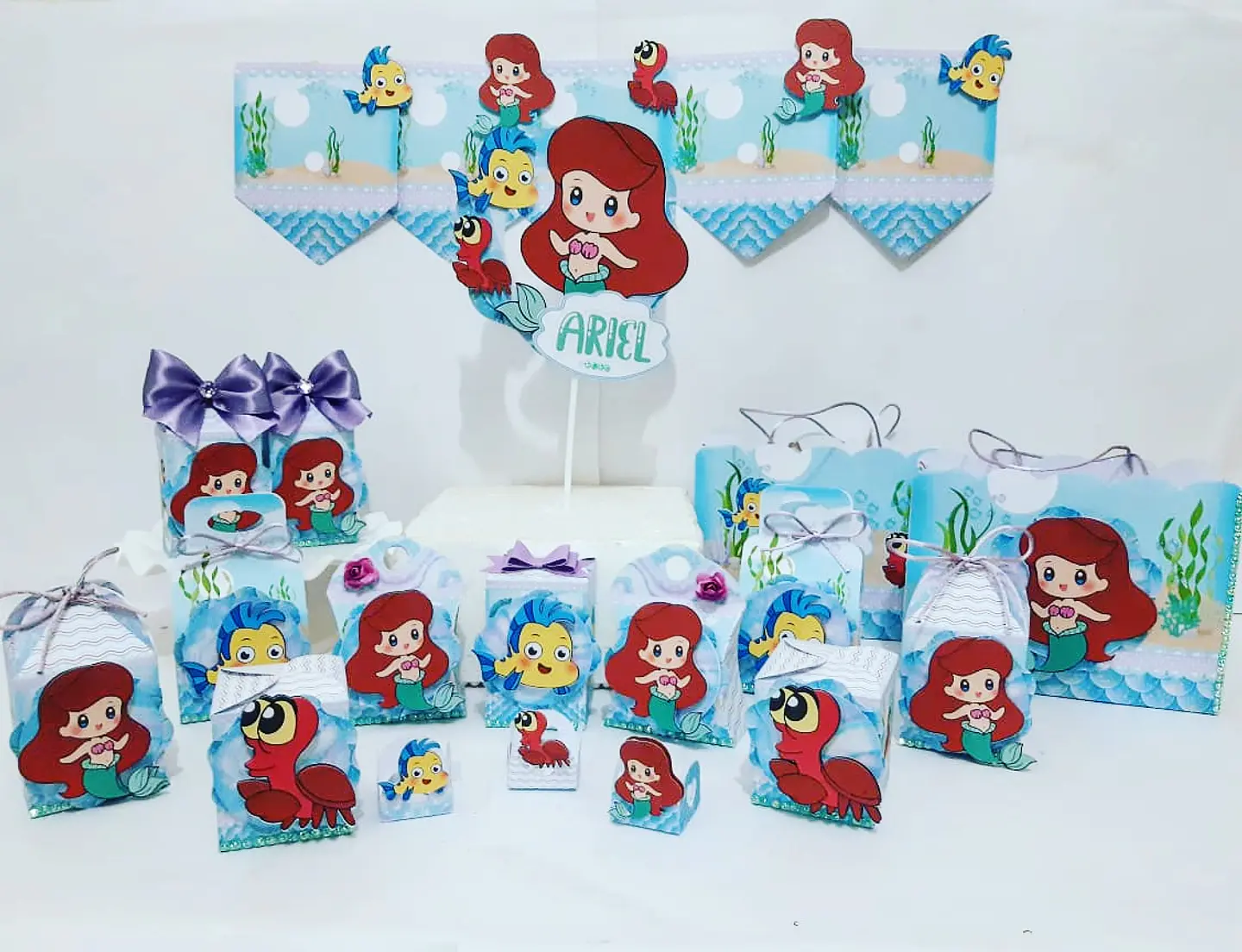 Arquivo de Corte Kit Festa Ariel A Pequena Sereia 16 1