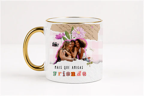 Sublimação - Caneca Amigas Friends