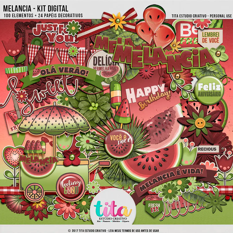 Kit Digital Melancia 176 1