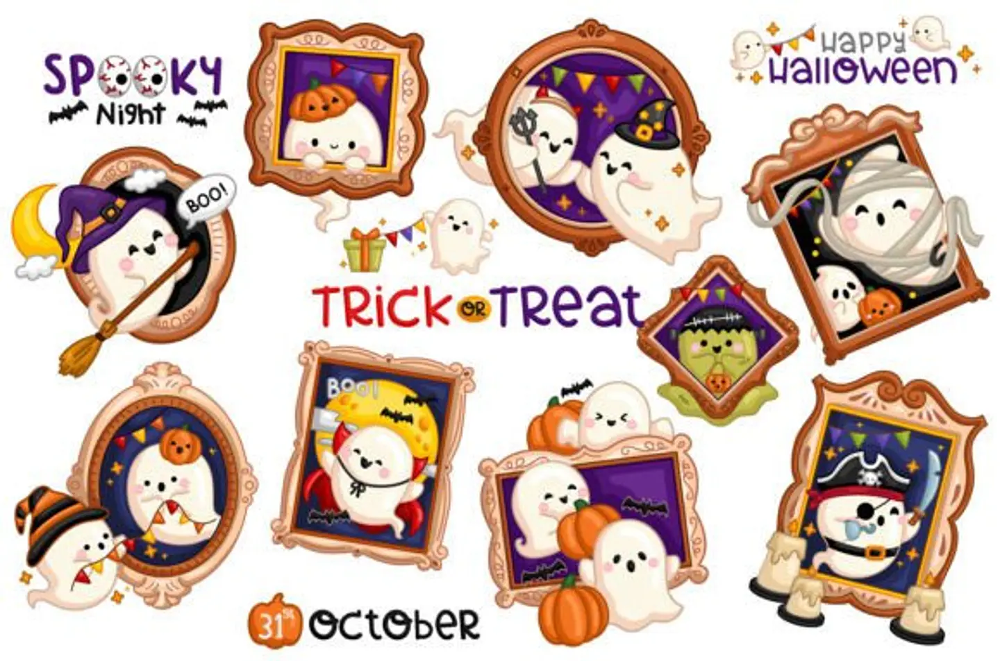 Kit Digital Trick Or Treat 8 1