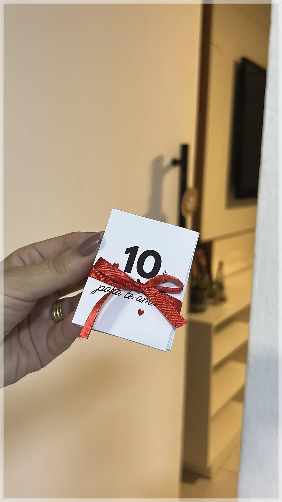Arquivo de Corte - Mini Album Sanfonado10 Motivos Namorados 1