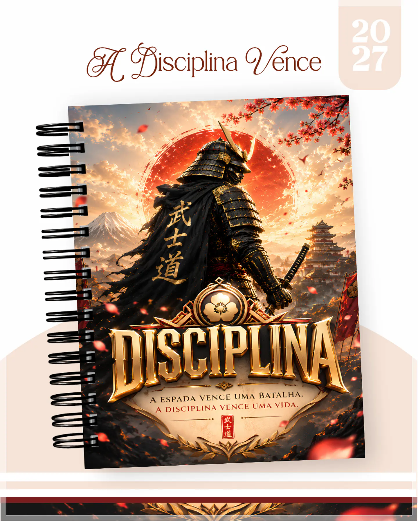 Encadernação - Agenda , Bloquinho , Calendário e Planner Disciplina Vence 1