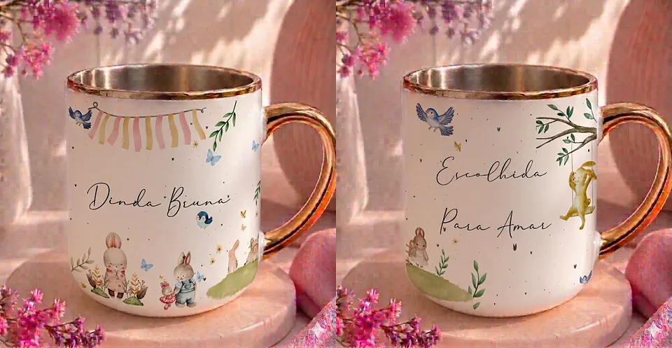 Sublimação Caneca - Madrinha Bichinhos 1