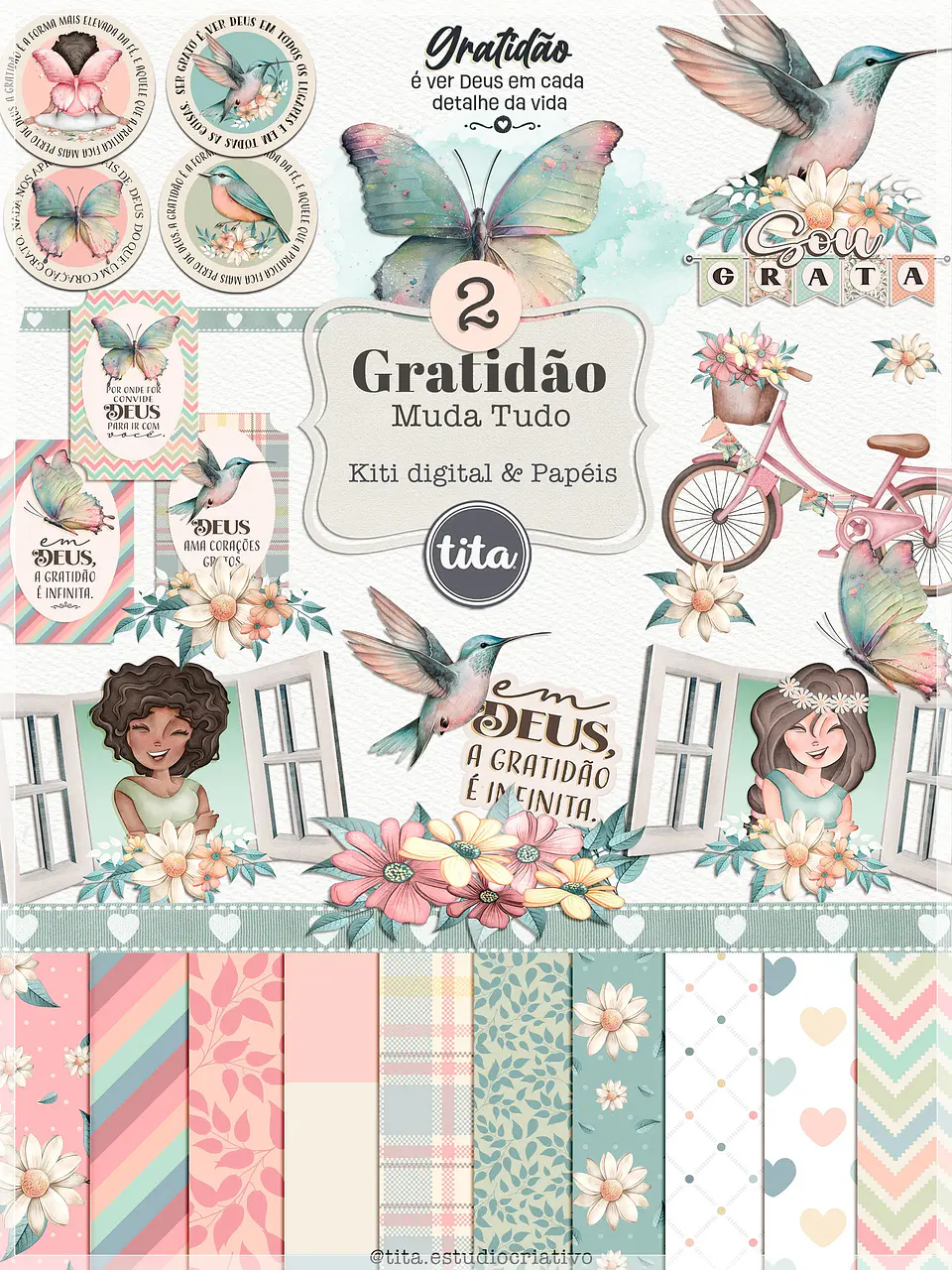 Kit Digital Gratidão Muda Tudo 134 1