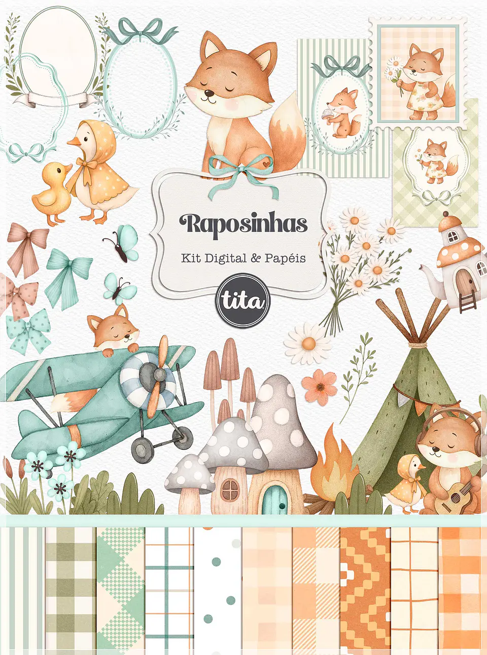 Kit Digital Raposinha 259 1