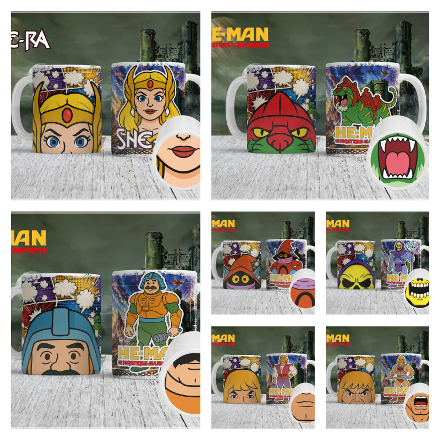 Sublimação Caneca - He-Man Bocão Nostalgia 1