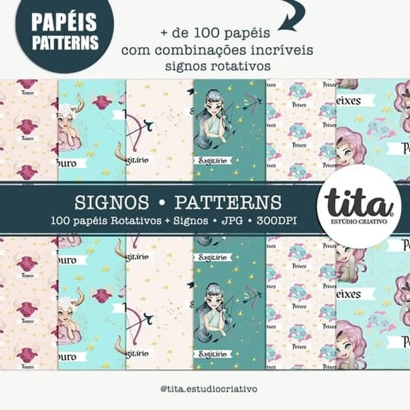 Kit Digital Papeis Signos 232 1