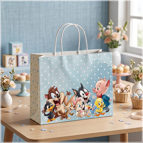 Arquivo de Corte - Sacolinha Looney Tunes