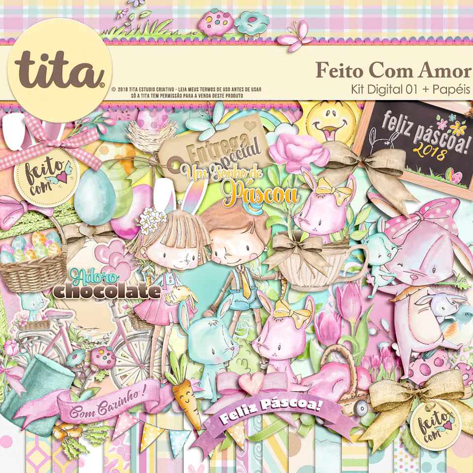 Kit Digital Feito com Amor 112 1