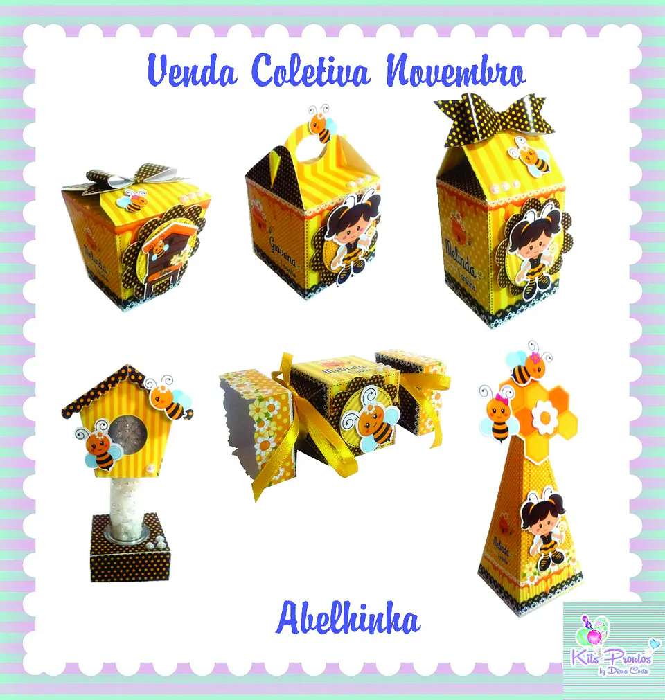 Arquivo de Corte Kit Festa Abelhinha 29 1