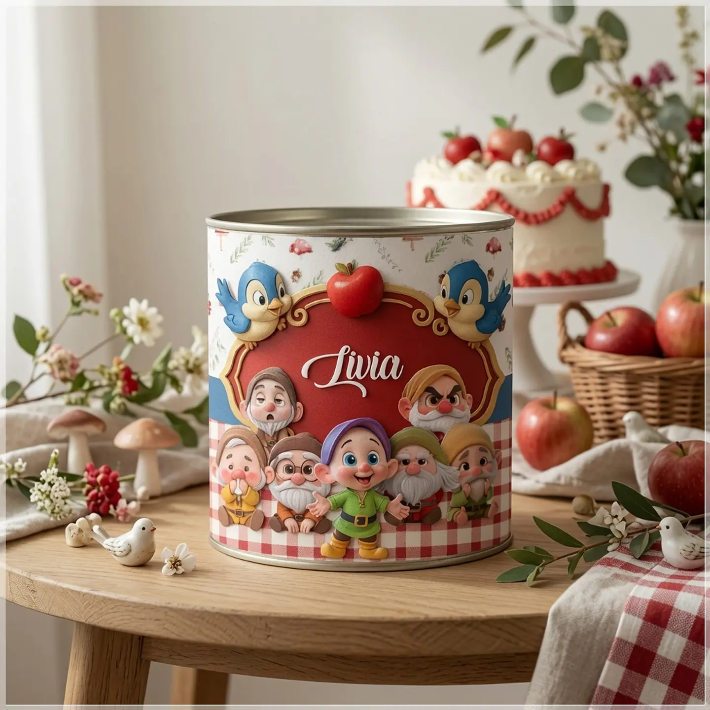 Arquivo de Corte - Tubolata Branca de Neve Sete Anões 1