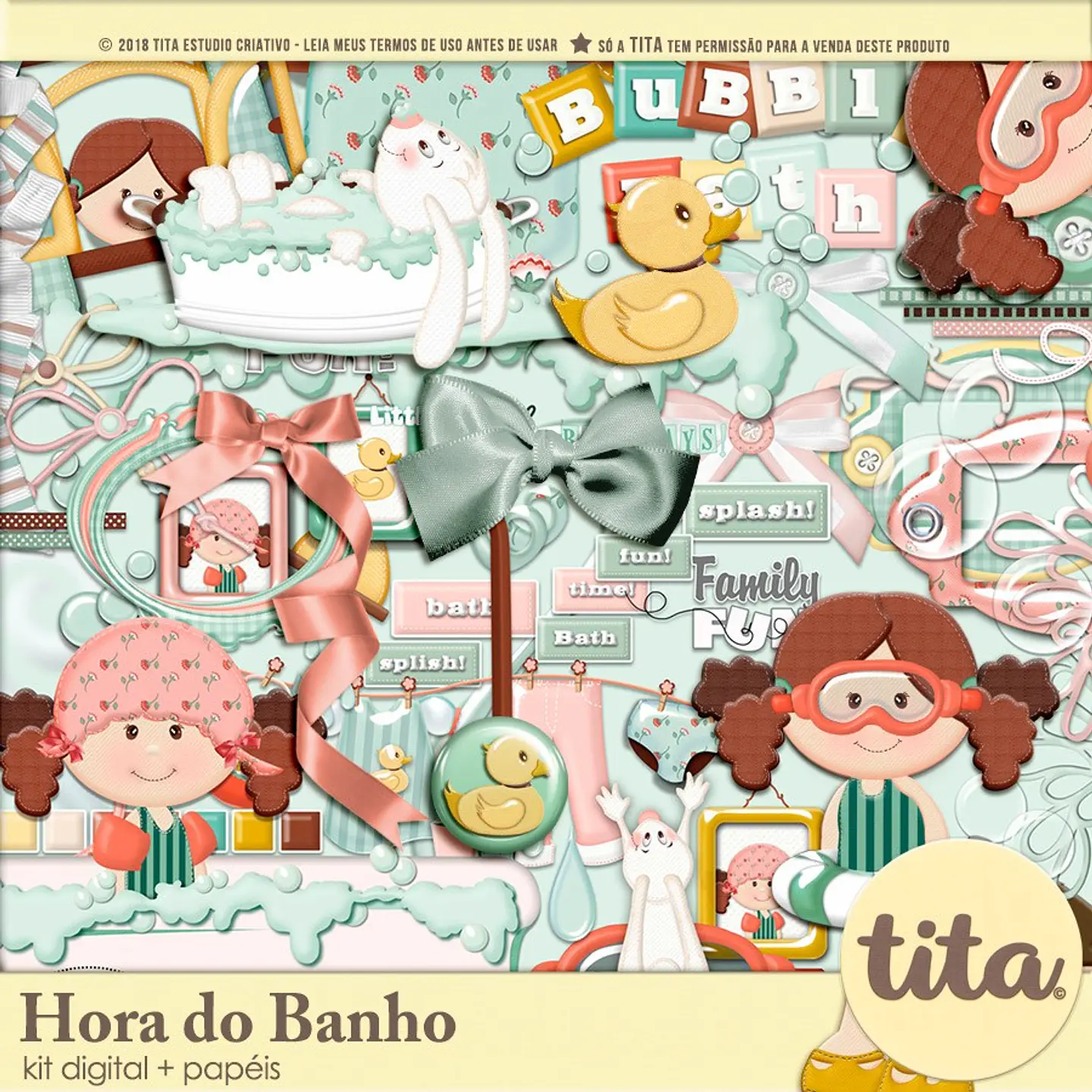 Kit Digital Hora do Banho 144 1