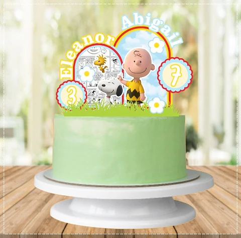 Arquivo de Corte Topo de Bolo Snoopy 13