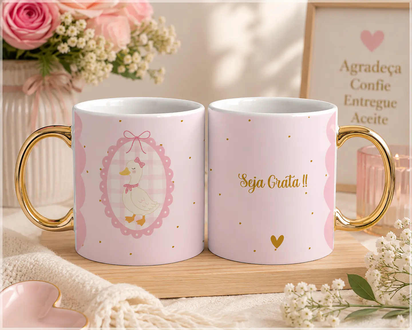 Sublimação - Caneca Seja Grata 1