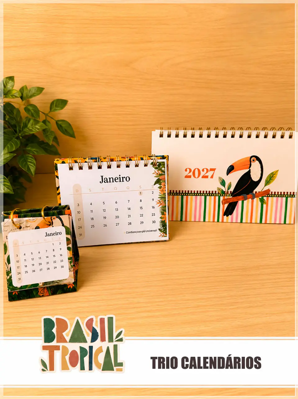 Encadernação - Calendários Brasil Tropical 1