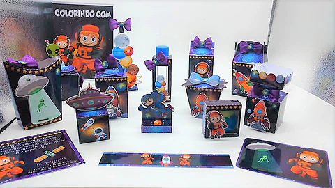 Arquivo de Corte Kit Festa Astronauta 4